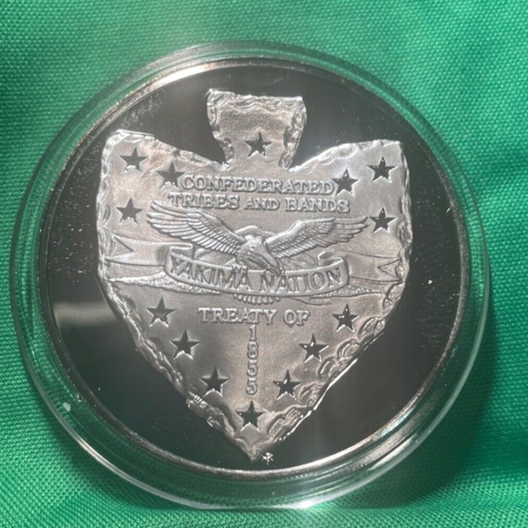 Nation Of The Yakima Silver Round 24.1 Grams of .999 Silver116365282798 - Picture 2 of 6